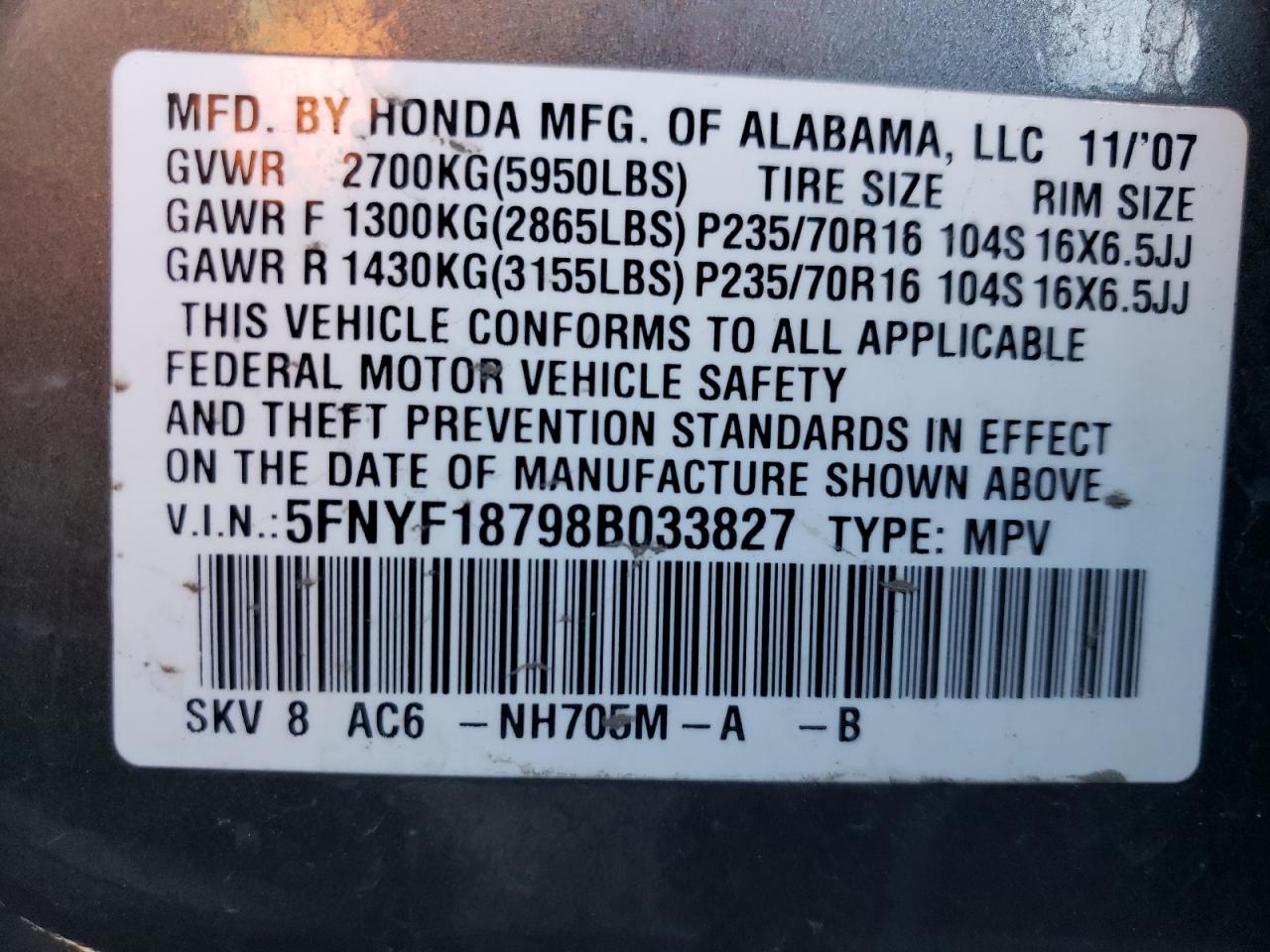2008 Honda Pilot - Image 13