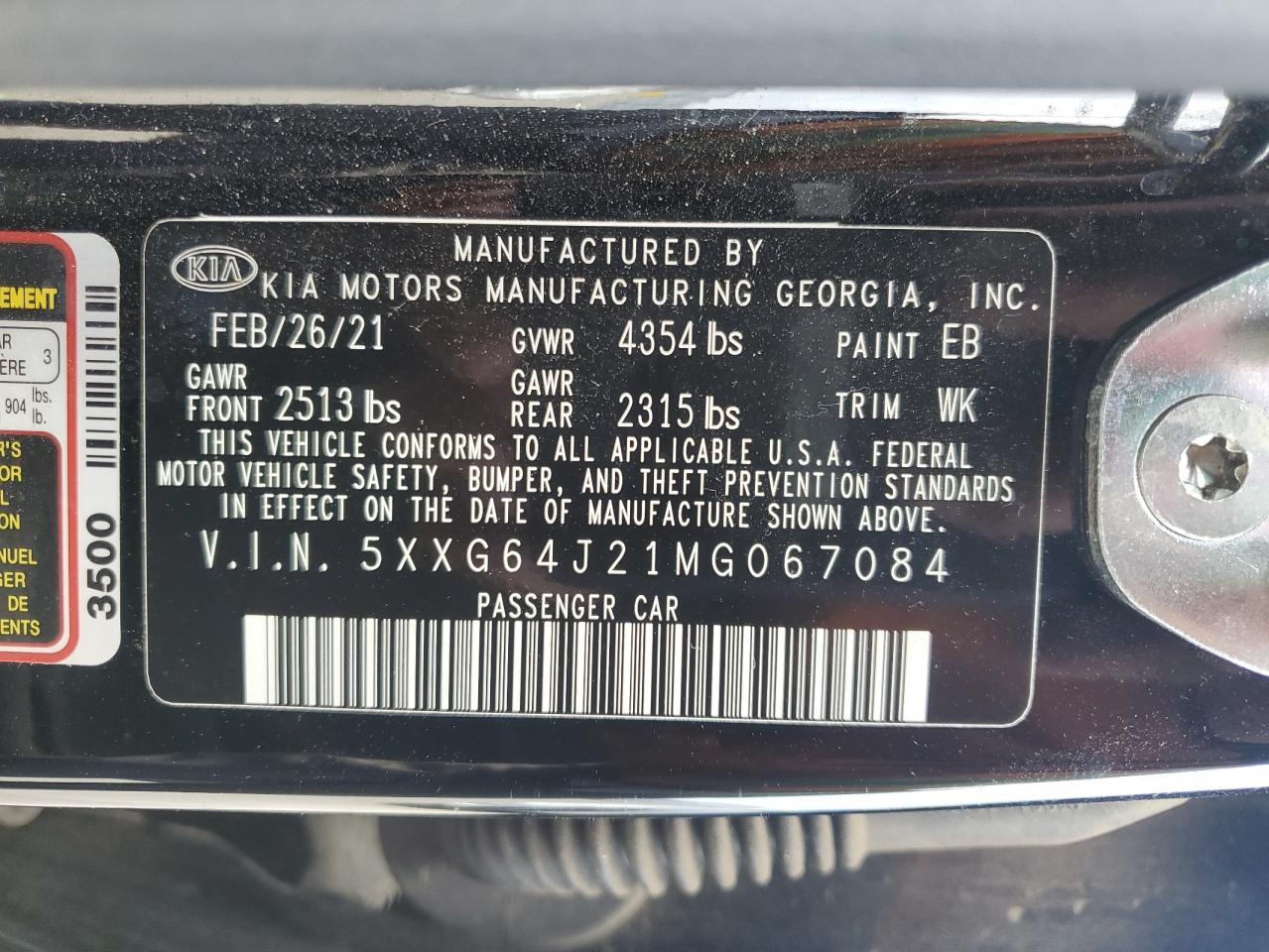 2021 Kia K5 - Image 12