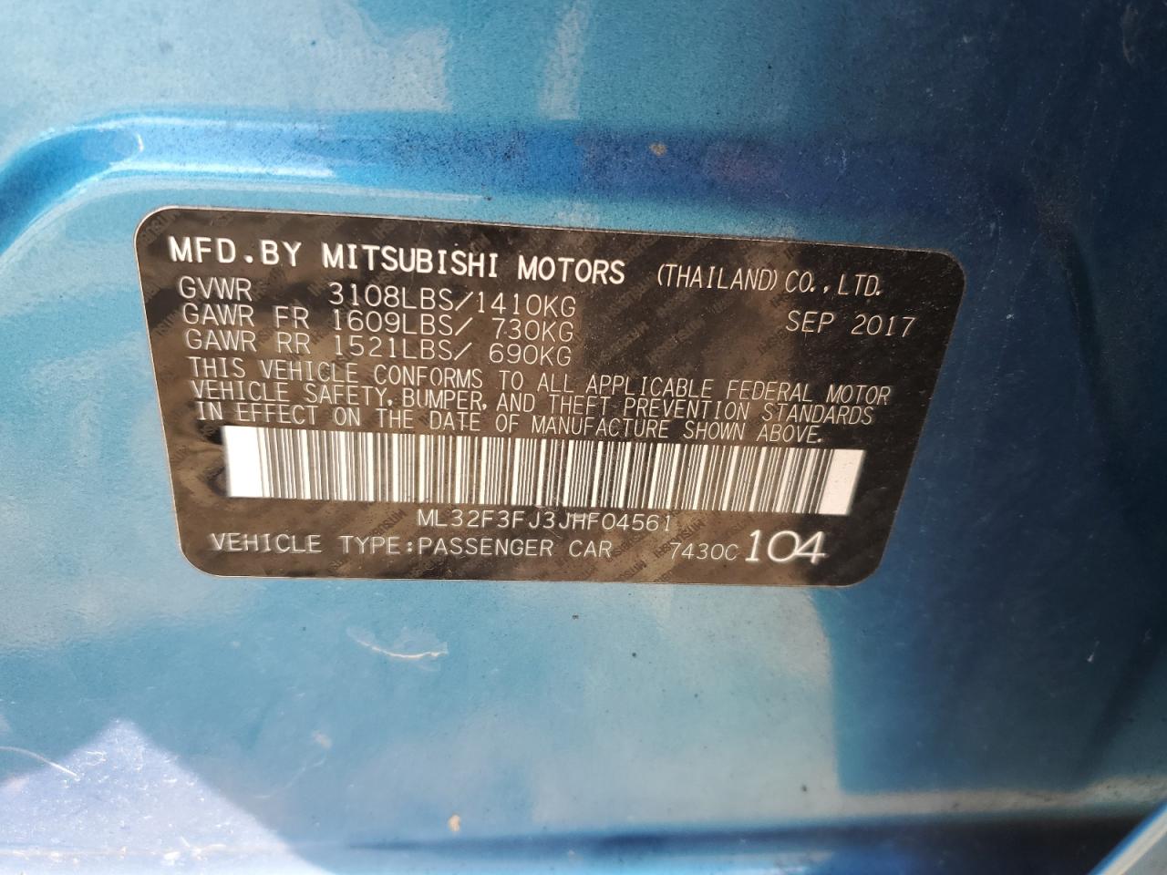 2018 Mitsubishi Mirage - Image 12