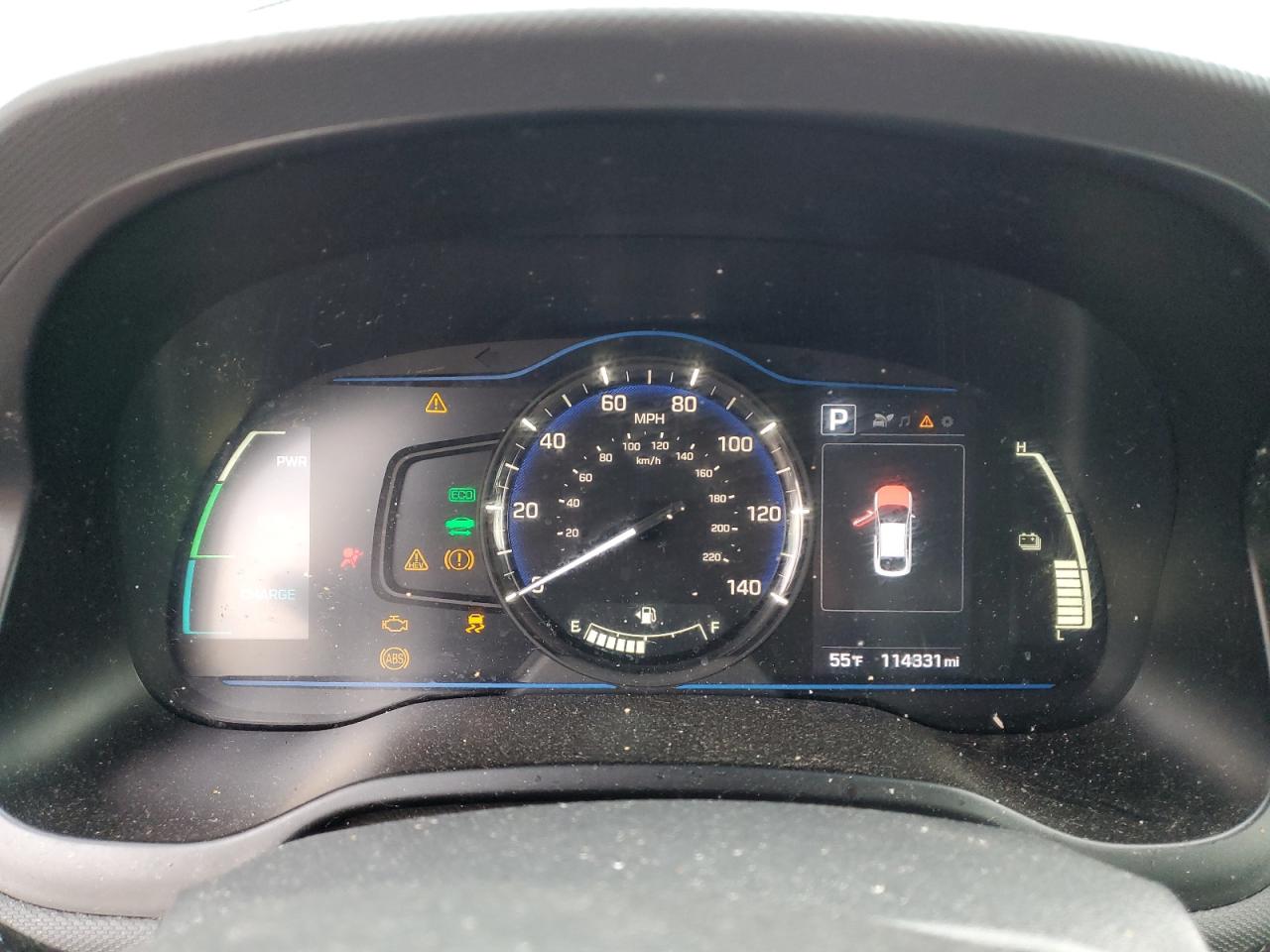 2019 Hyundai Ioniq Blue VIN: KMHC65LCXKU179654 Lot: 44884735