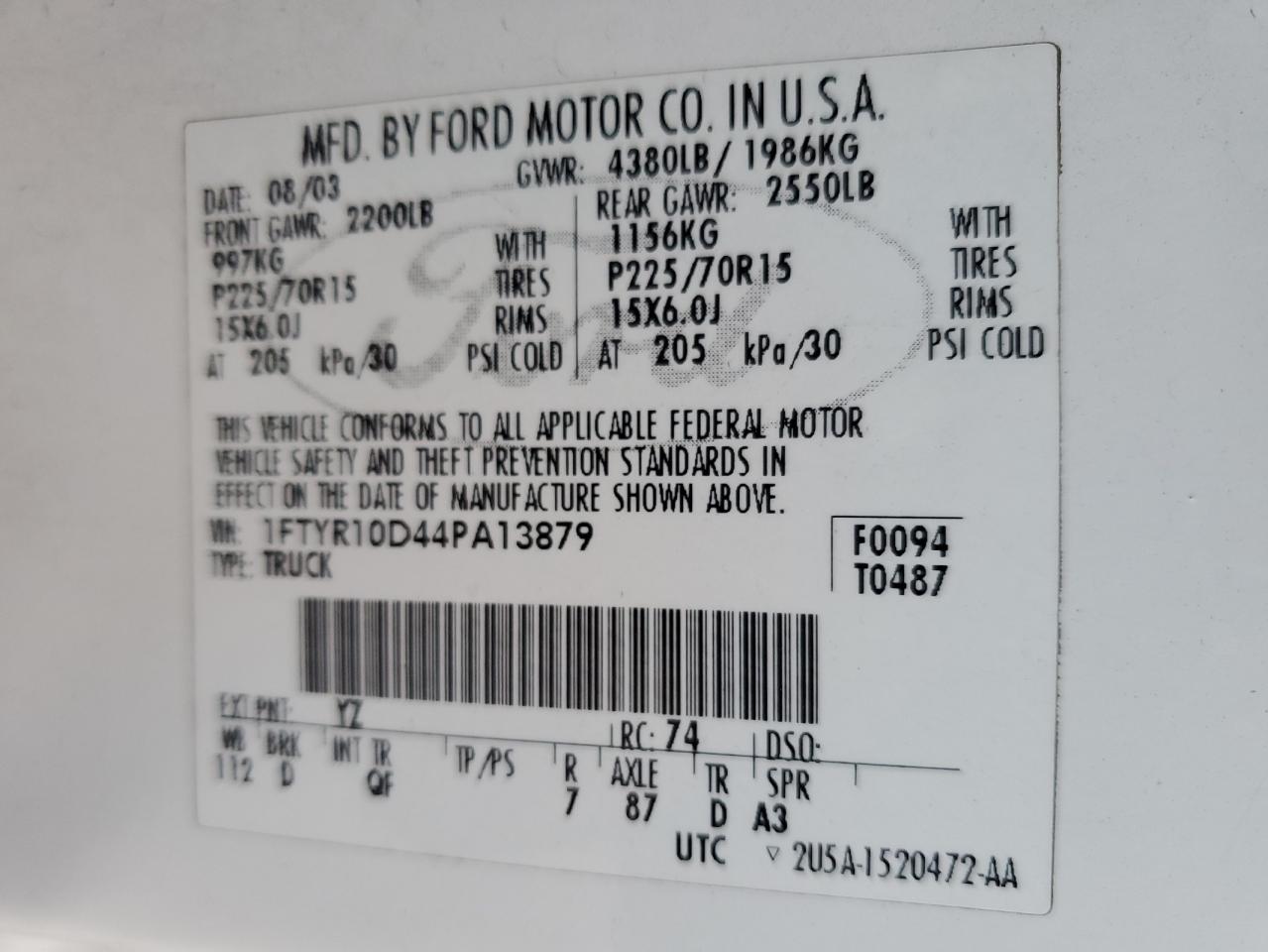 2004 Ford Ranger - Image 12