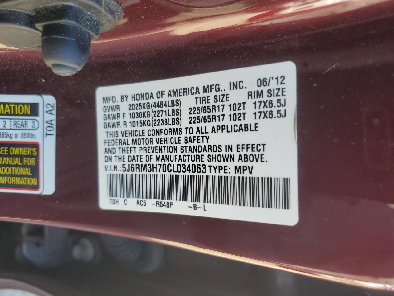2012 Honda CR-V - Image 13