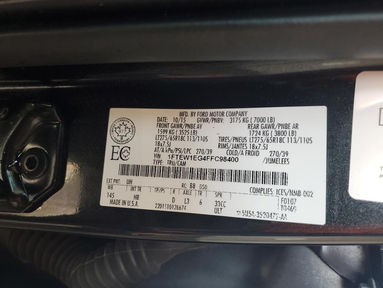 2015 Ford F-150 - Image 12