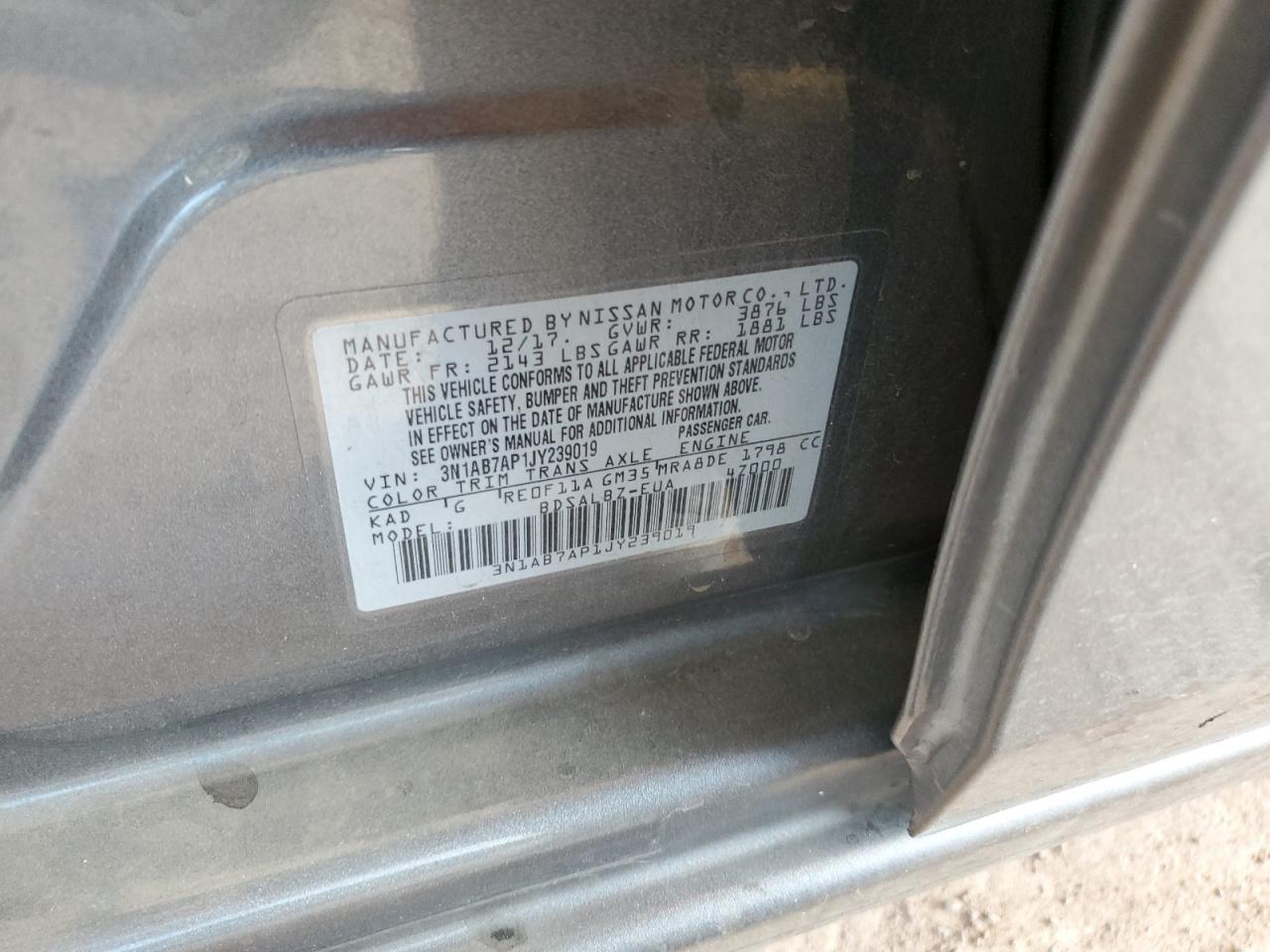 2018 Nissan Sentra - Image 12