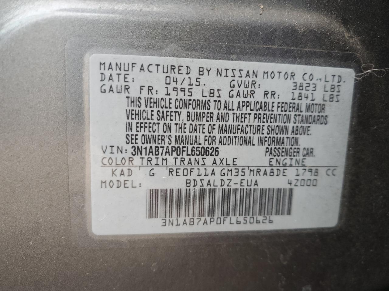 2015 Nissan Sentra - Image 12