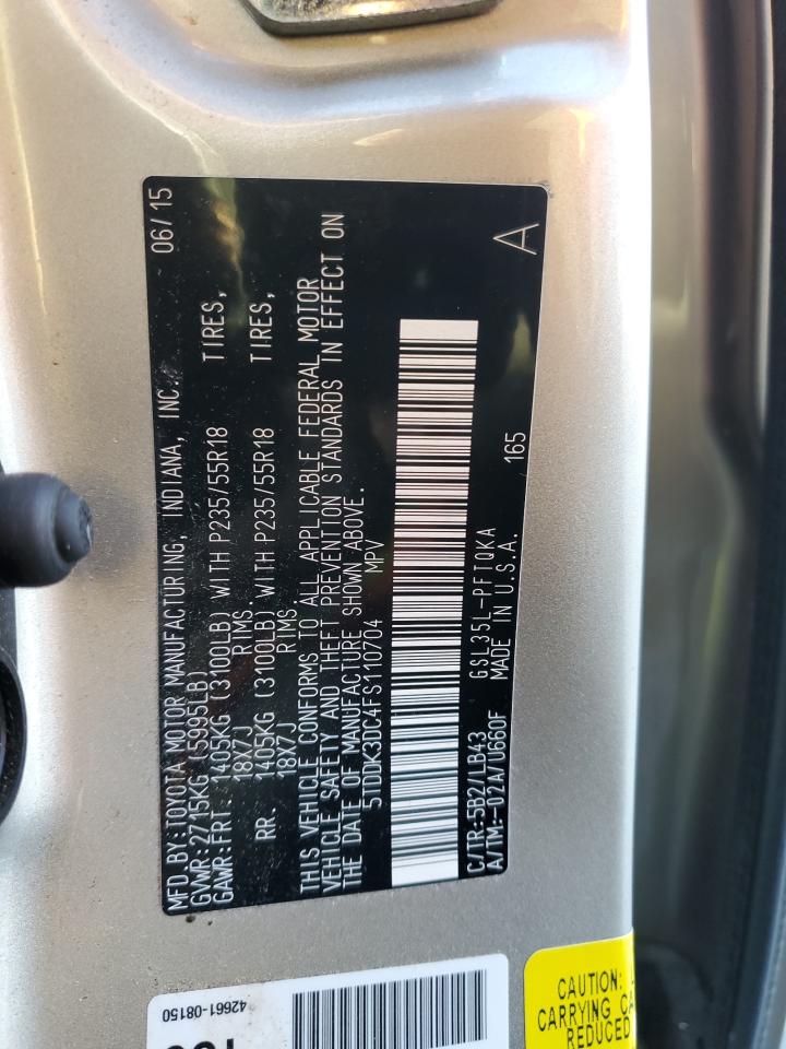 2015 Toyota Sienna - Image 14