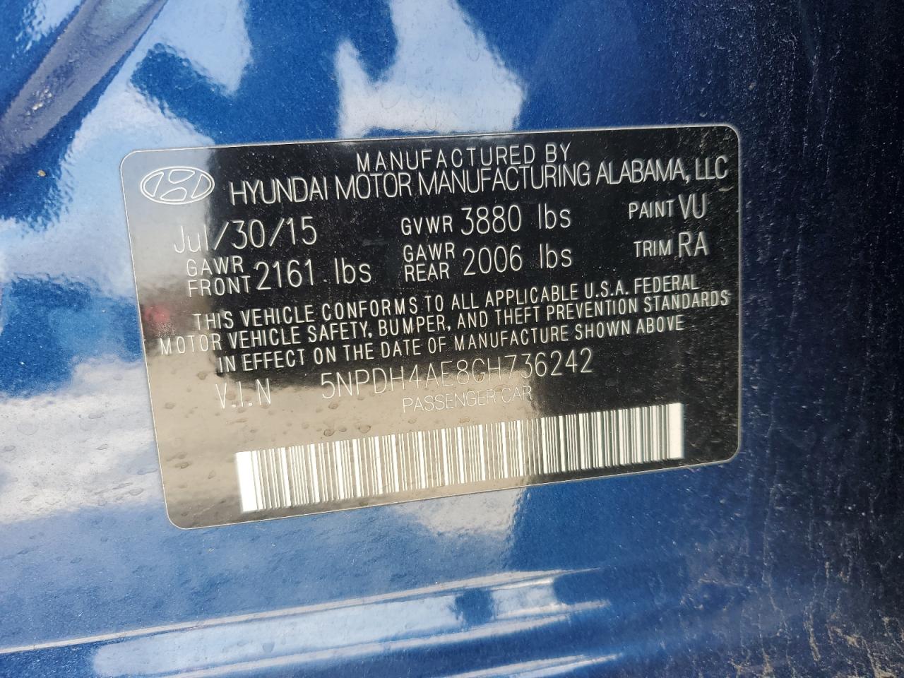 2016 Hyundai Elantra - Image 12