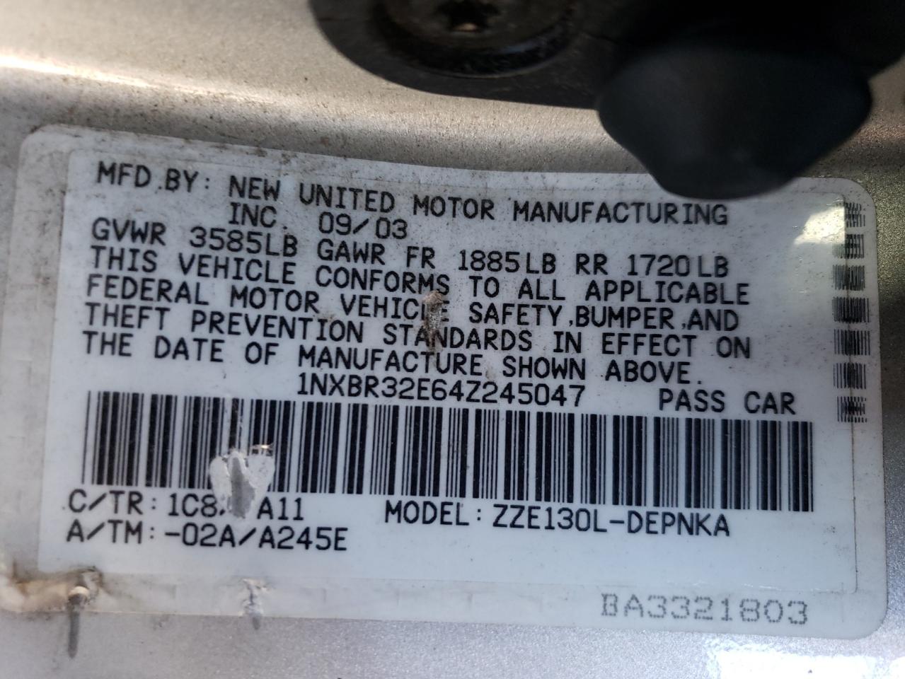 2004 Toyota Corolla - Image 14