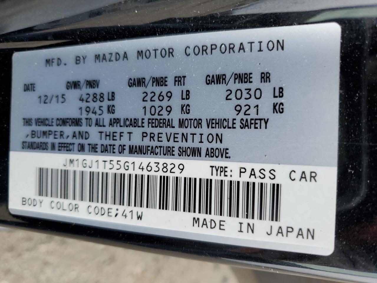2016 Mazda 6 - Image 14