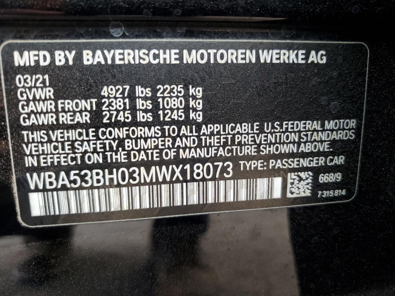 2021 BMW 5er - Image 13