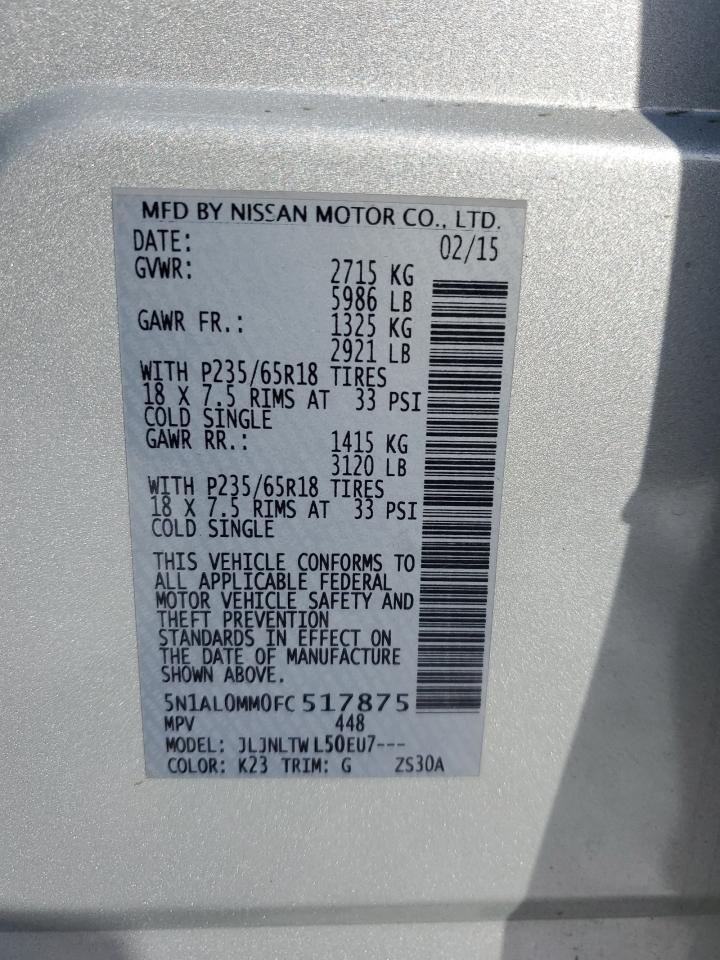 2015 Infiniti QX60 - Image 13