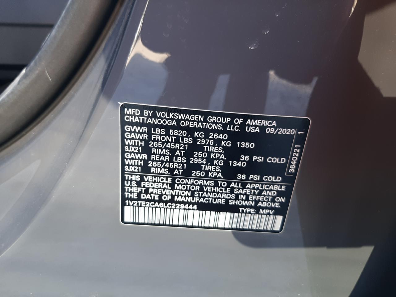 2020 Volkswagen Atlas - Image 13