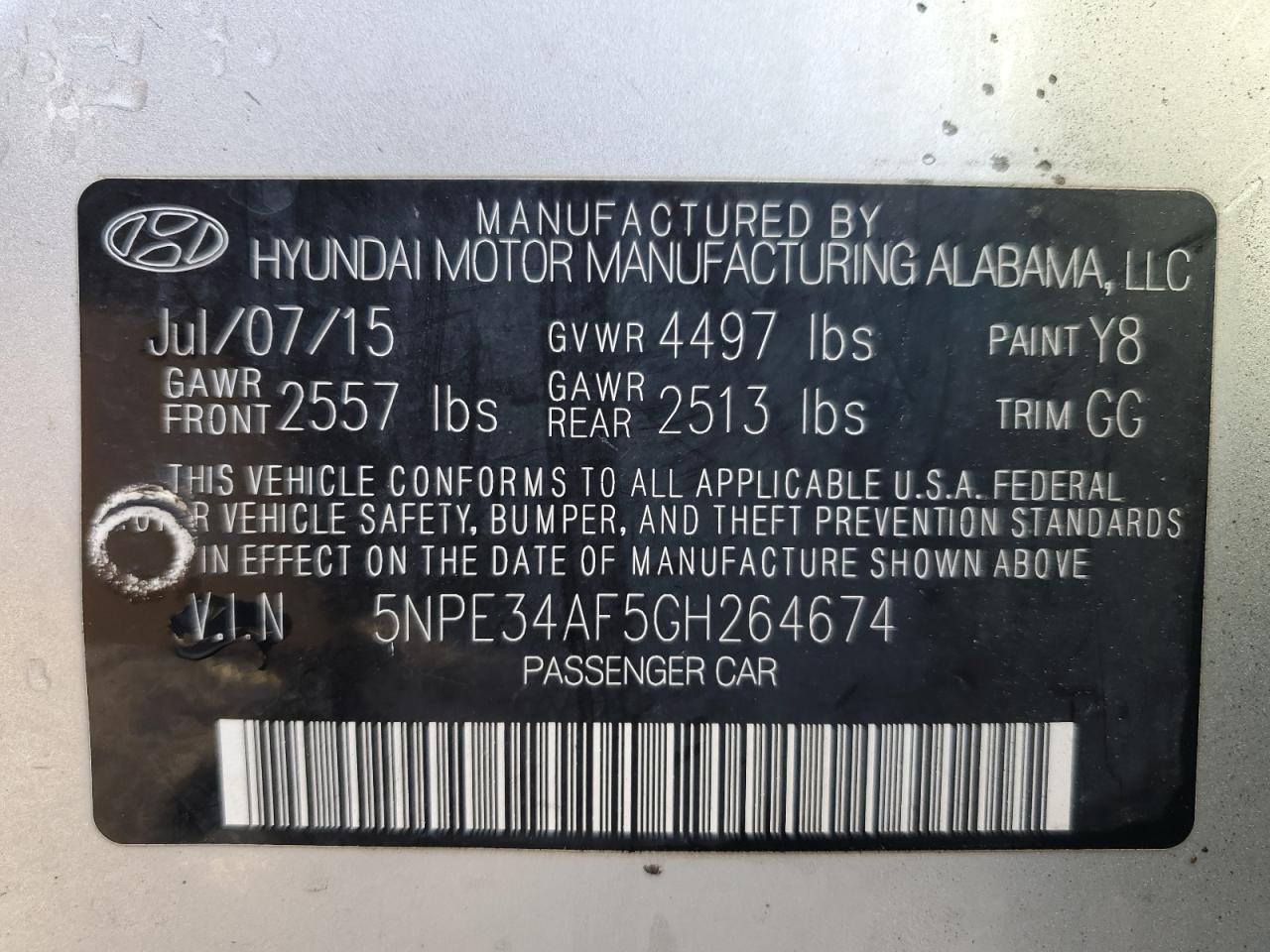 2016 Hyundai Sonata - Image 12