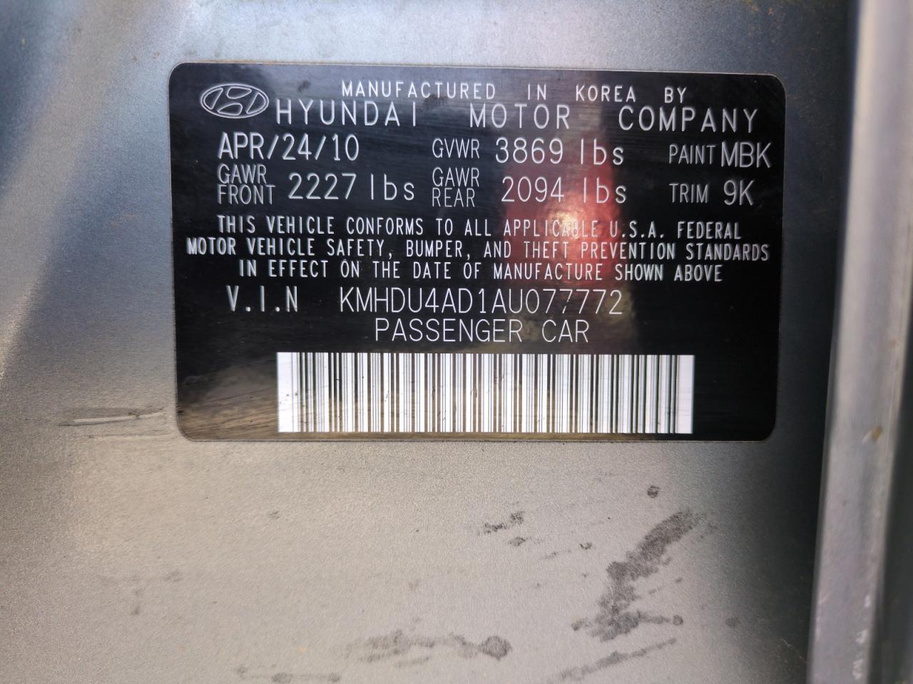 2010 Hyundai Elantra - Image 12