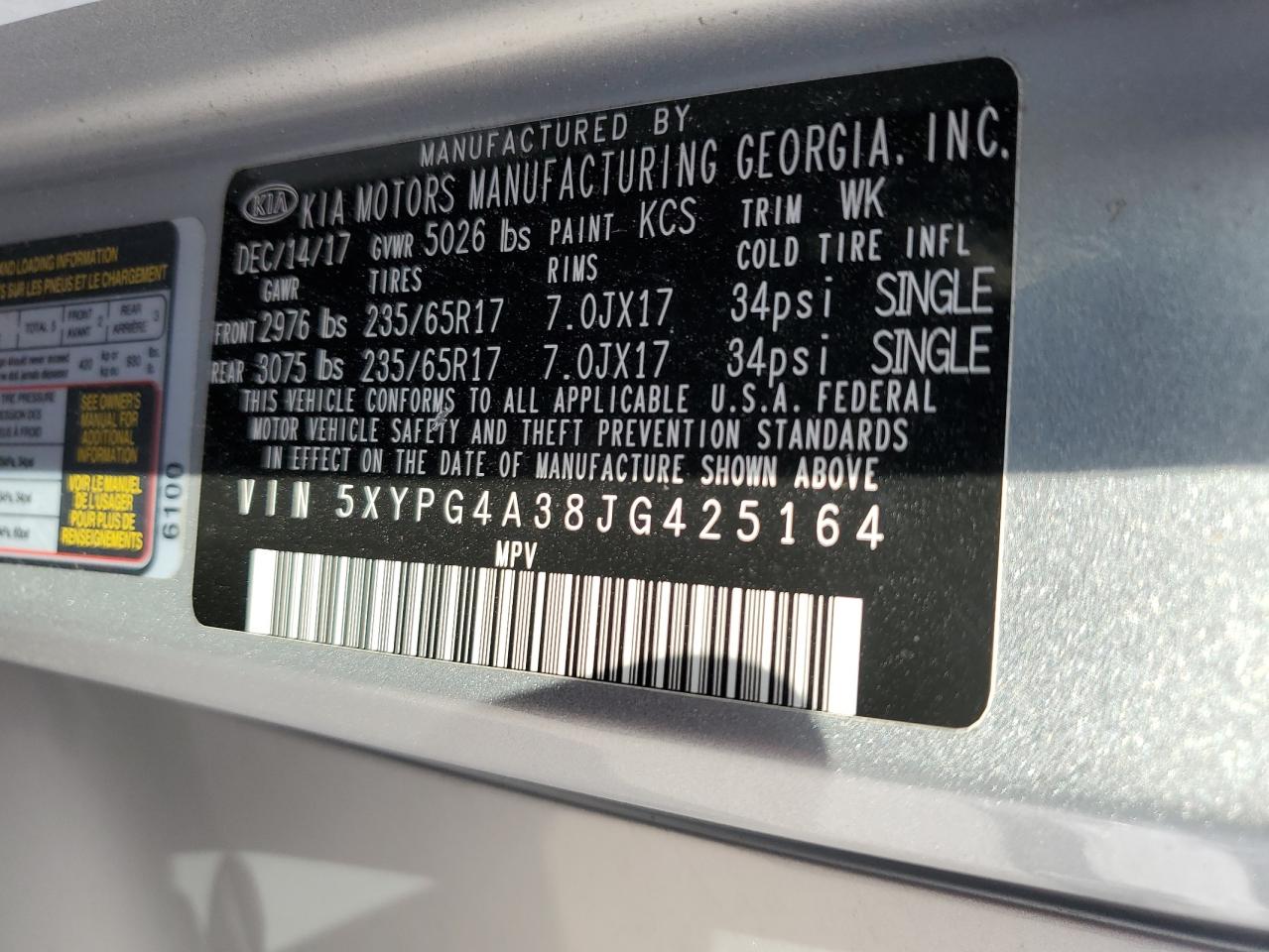 2018 Kia Sorento - Image 14