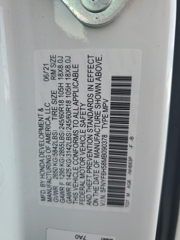 2021 Honda Pilot - Image 15