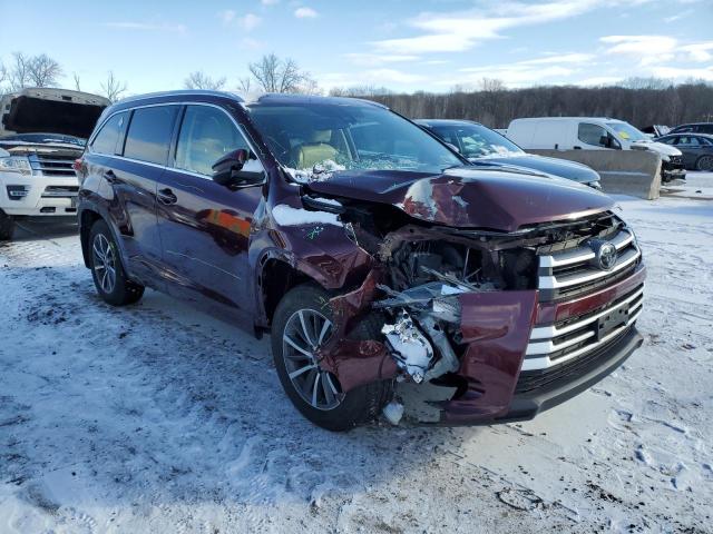  TOYOTA HIGHLANDER 2017 Burgundy
