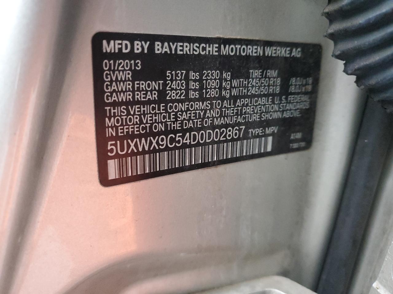 2013 BMW X3 - Image 13