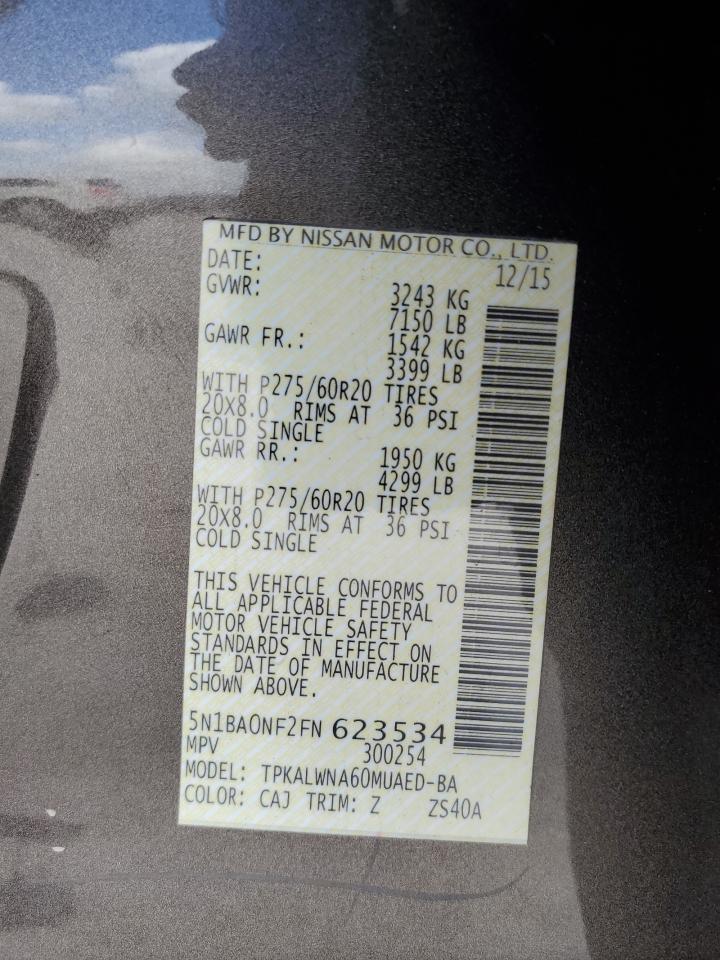 2015 Nissan Armada - Image 14