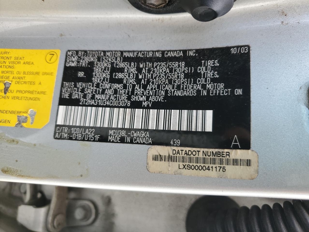 2004 Lexus RX - Image 13