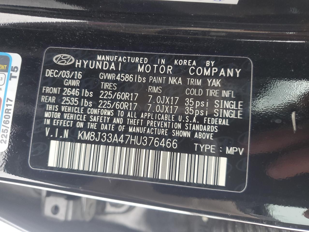 2017 Hyundai Tucson - Image 13