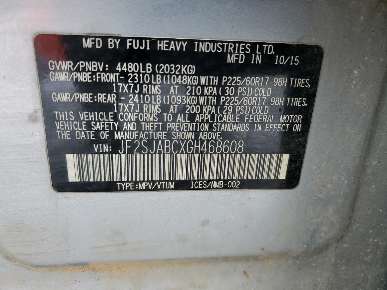 2016 Subaru Forester - Image 14