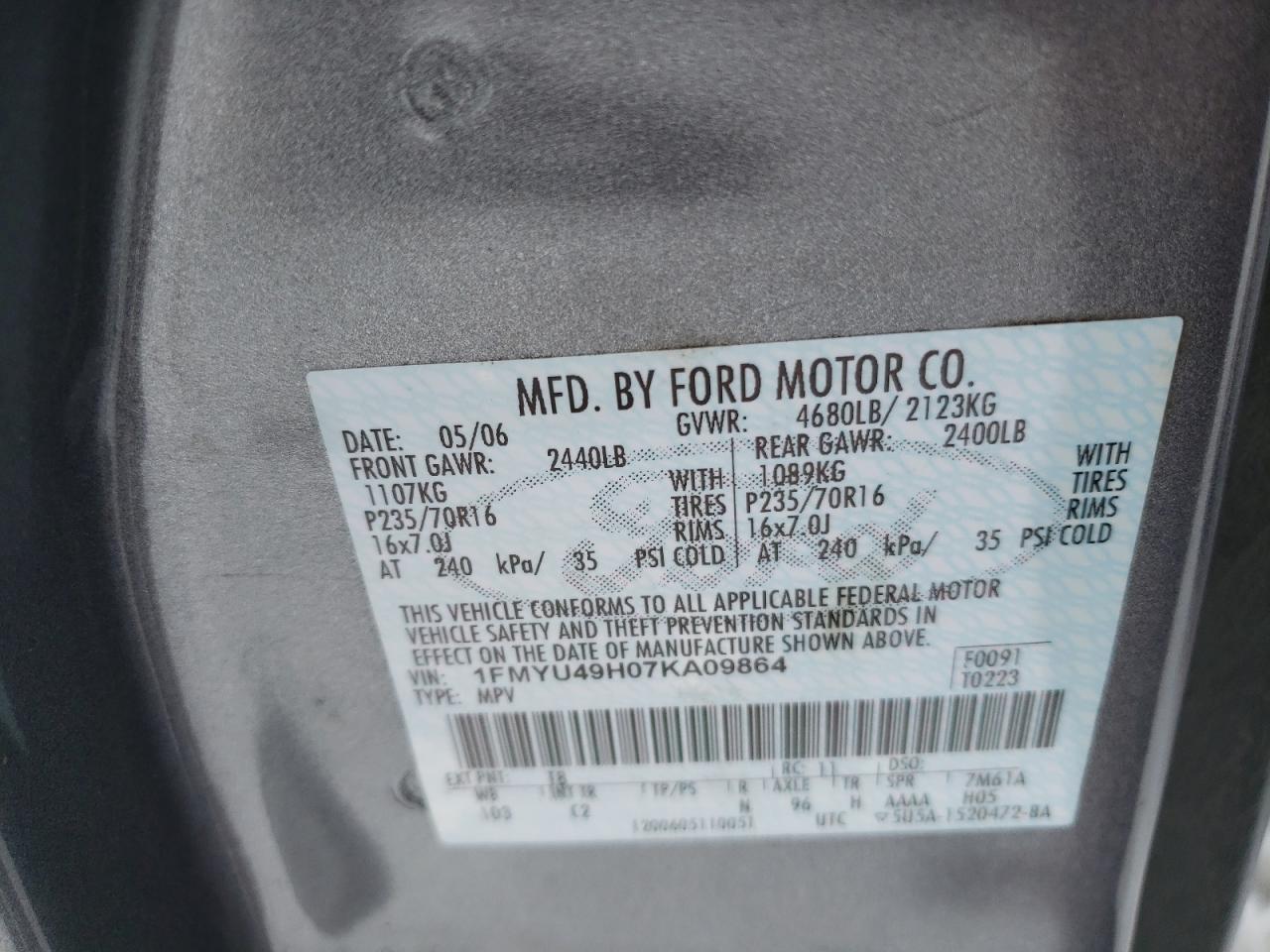 2007 Ford Escape - Image 14