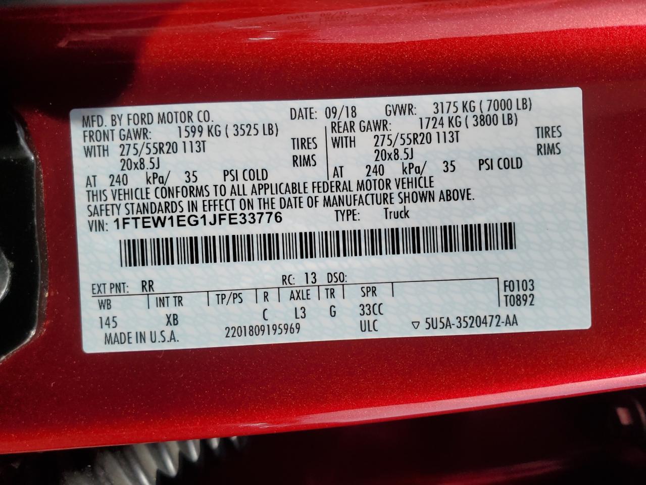 2018 Ford F-150 - Image 12