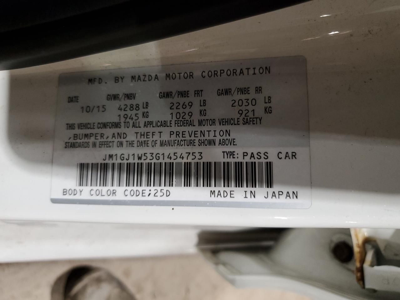 2016 Mazda 6 - Image 12