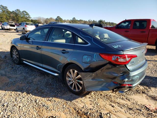  HYUNDAI SONATA 2015 Teal