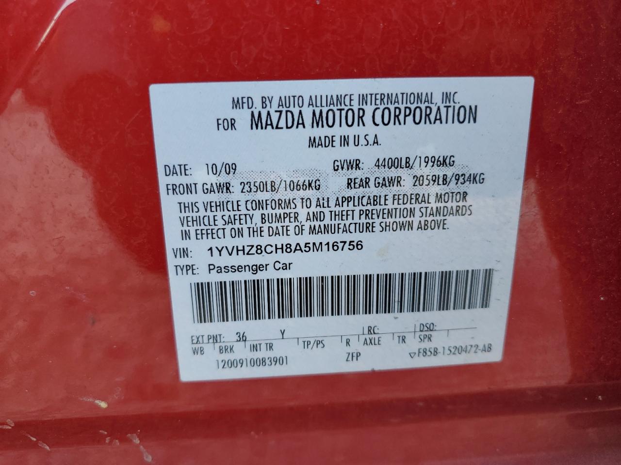 2010 Mazda 6 - Image 12