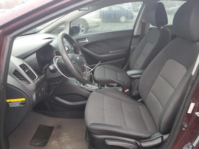  KIA FORTE 2017 Бургунди