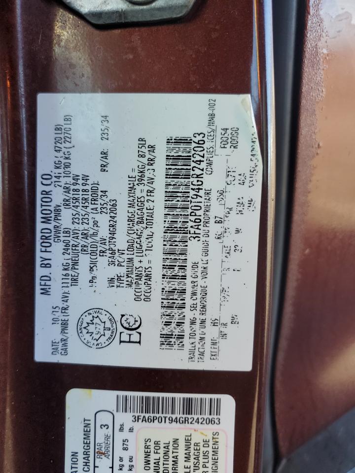 2016 Ford Fusion - Image 12