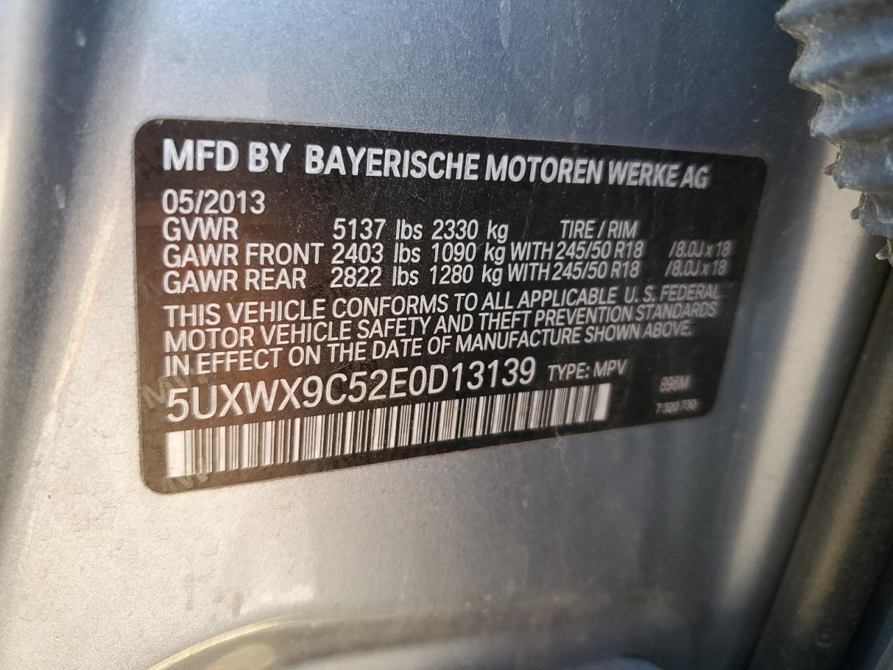 2014 BMW X3 - Image 13
