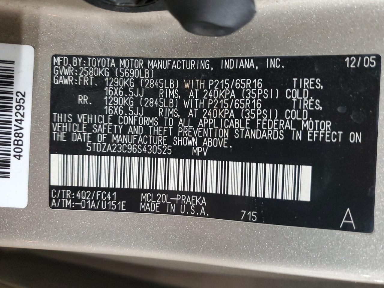2006 Toyota Sienna - Image 13