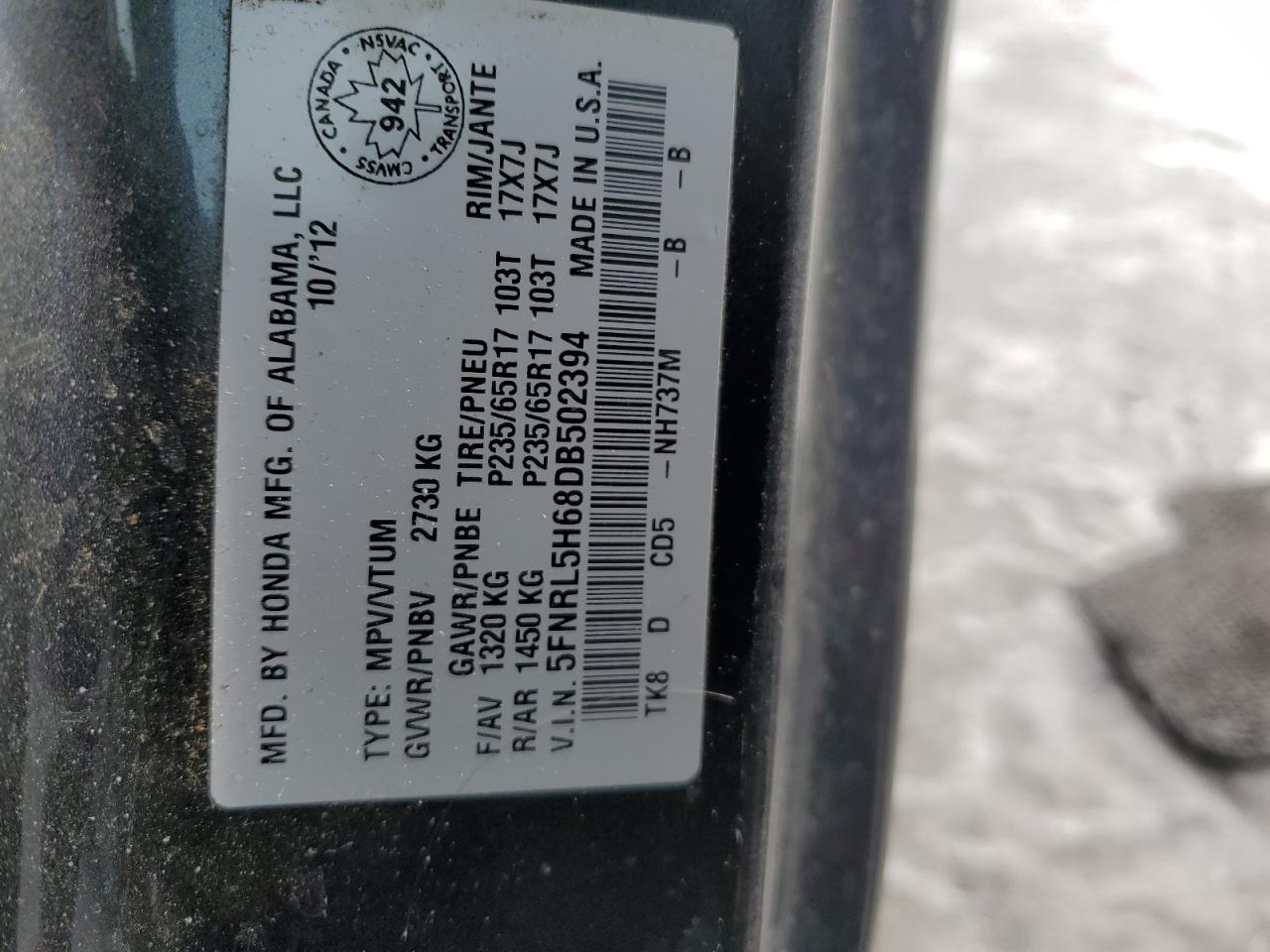 2013 Honda Odyssey - Image 13