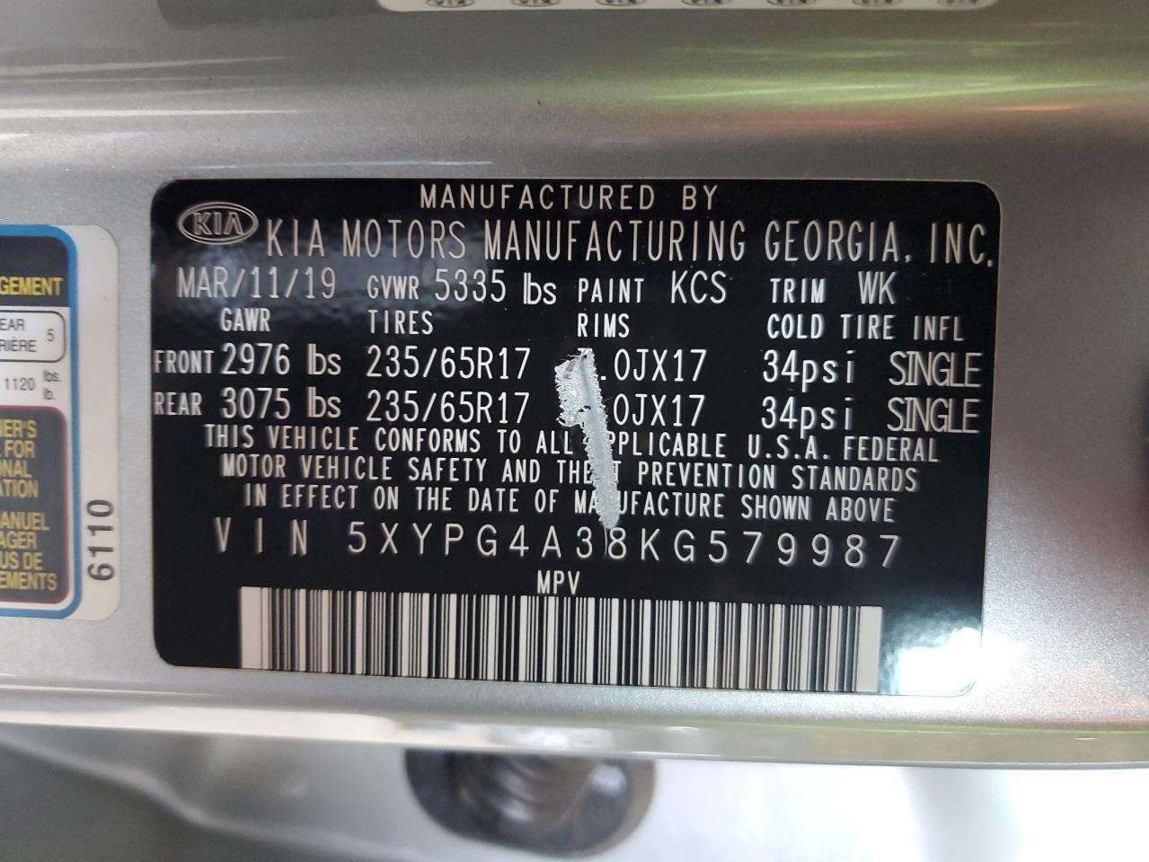 2019 Kia Sorento - Image 15