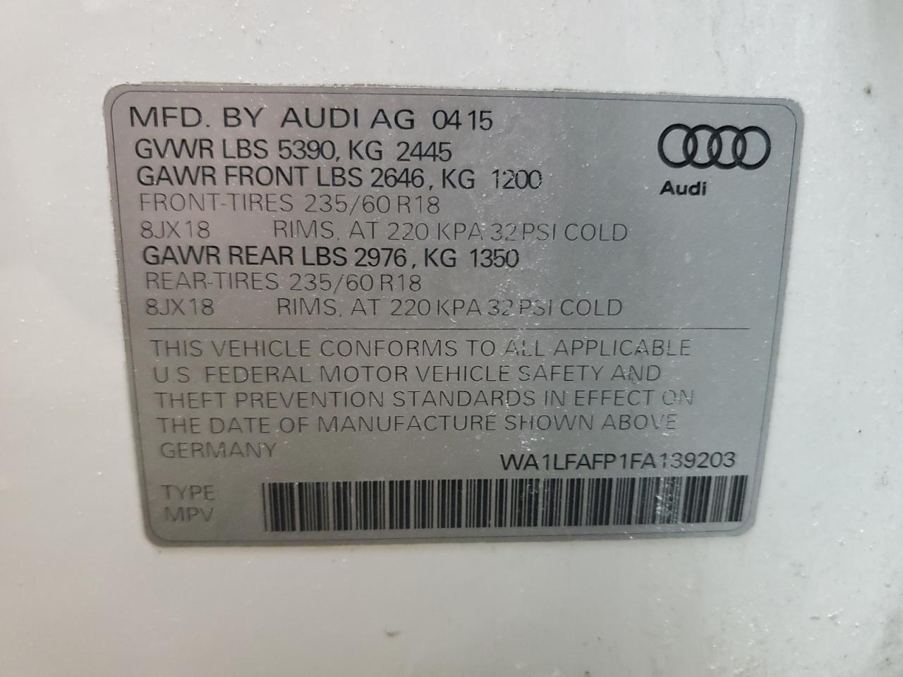 2015 Audi Q5 - Image 14