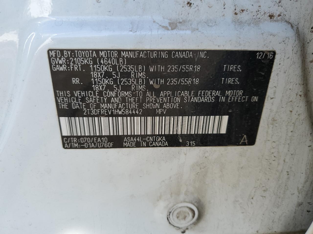 2017 Toyota RAV 4 - Image 14