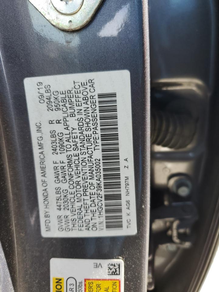 2019 Honda Accord - Image 12
