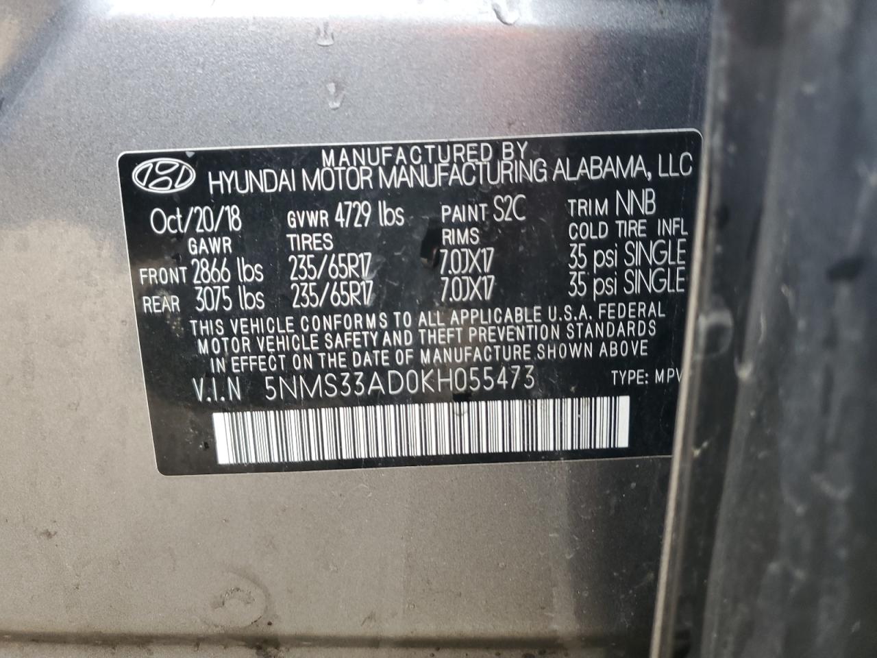 2019 Hyundai Santa Fe - Image 13
