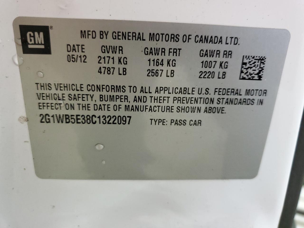 2012 Chevrolet Impala - Image 12