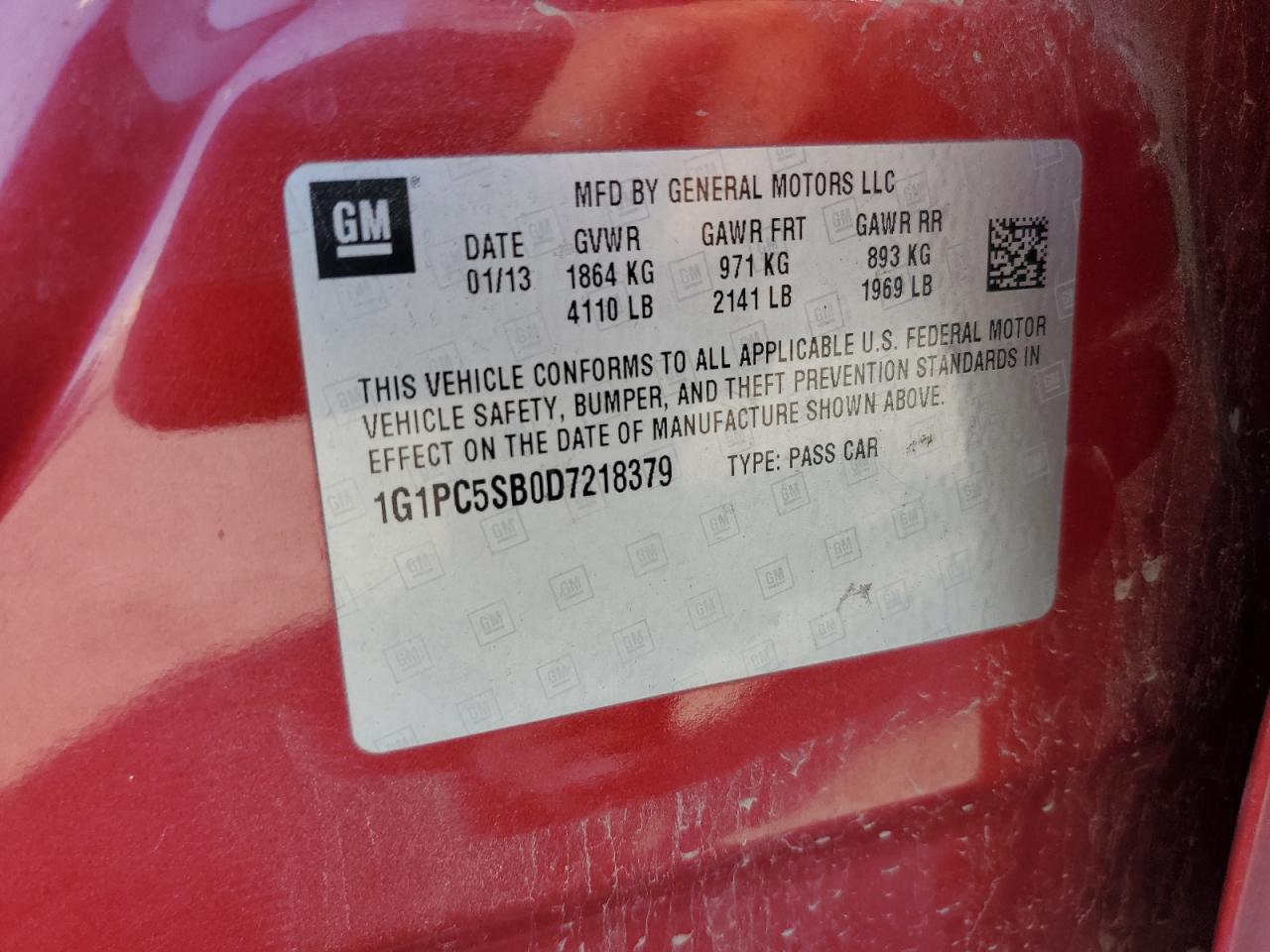 2013 Chevrolet Cruze - Image 12