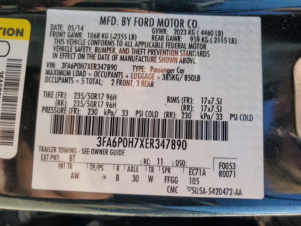 2014 Ford Fusion - Image 15