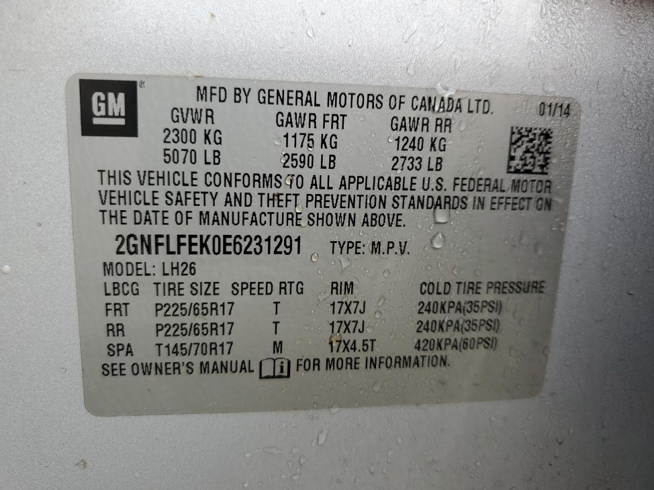 2014 Chevrolet Equinox - Image 13