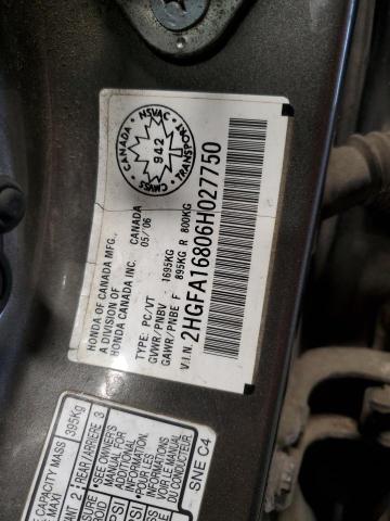 2006 HONDA CIVIC EX  