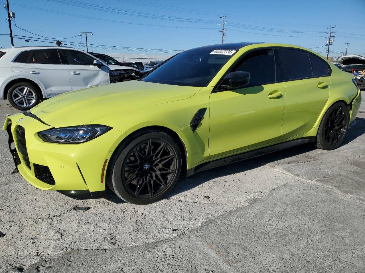 2021 Bmw M3 Competition for Sale in Sun Valley, CA - Front End