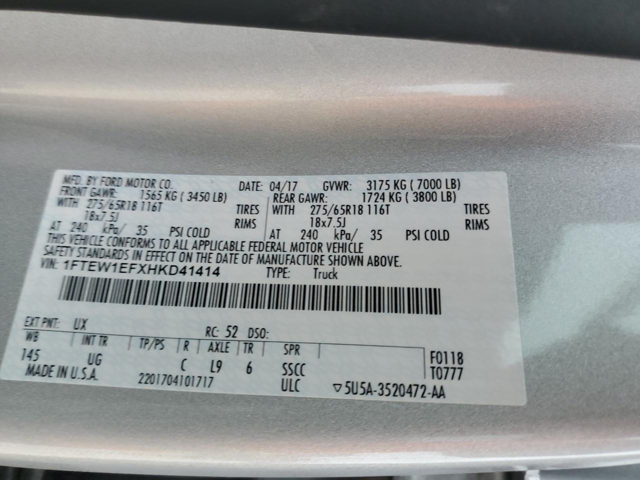 2017 Ford F-150 - Image 12