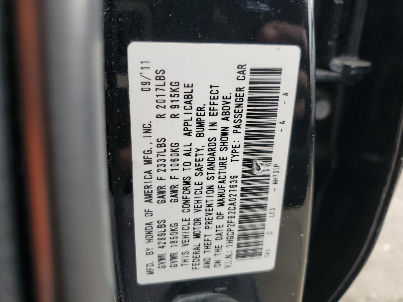 2012 Honda Accord - Image 12
