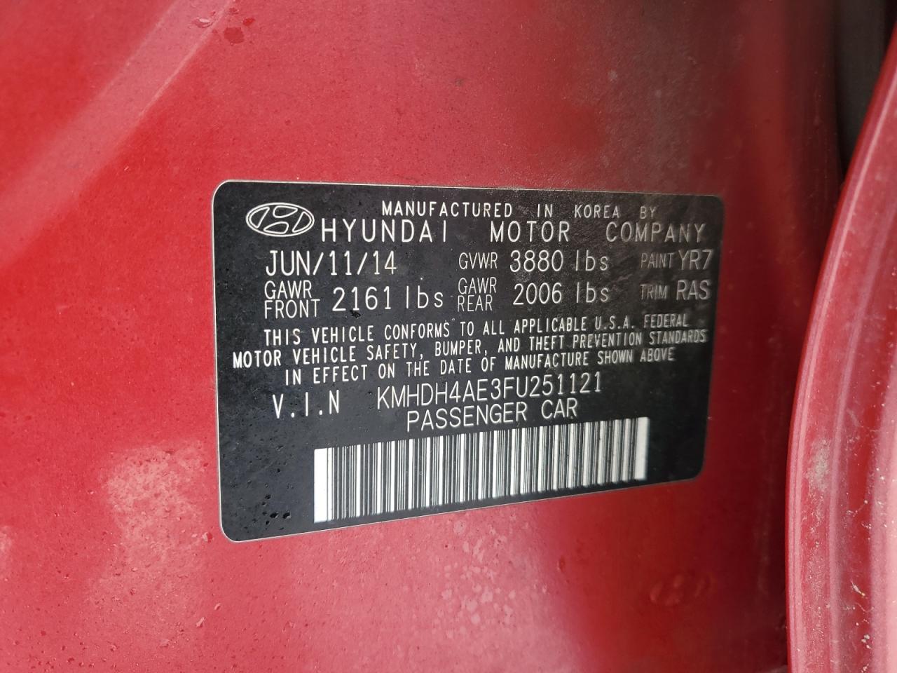 2015 Hyundai Elantra - Image 13